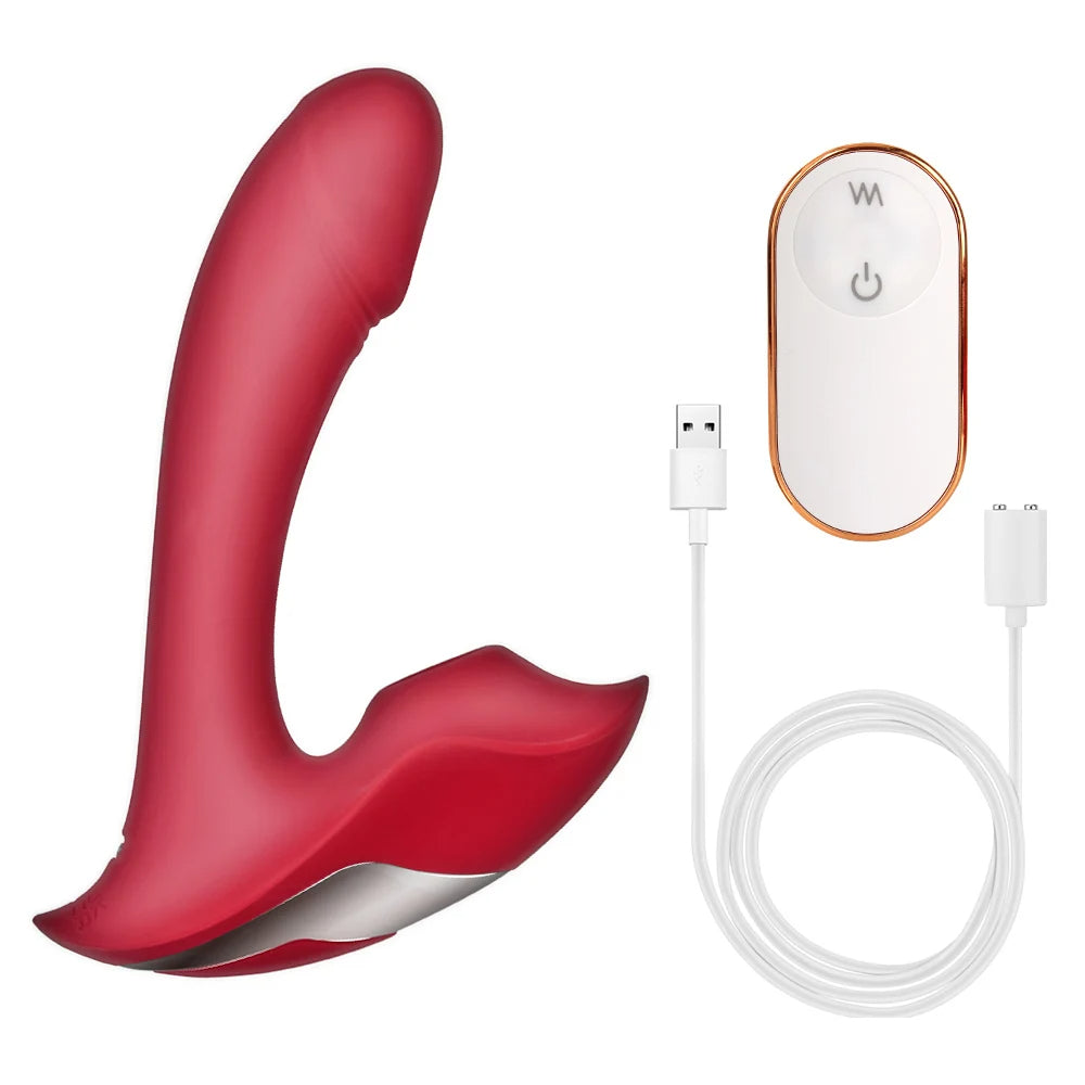 Fernbedienung Klitoris saugender G-Punkt-Vibrator – 9 vibrierender Dildo, weibliches Sexspielzeug