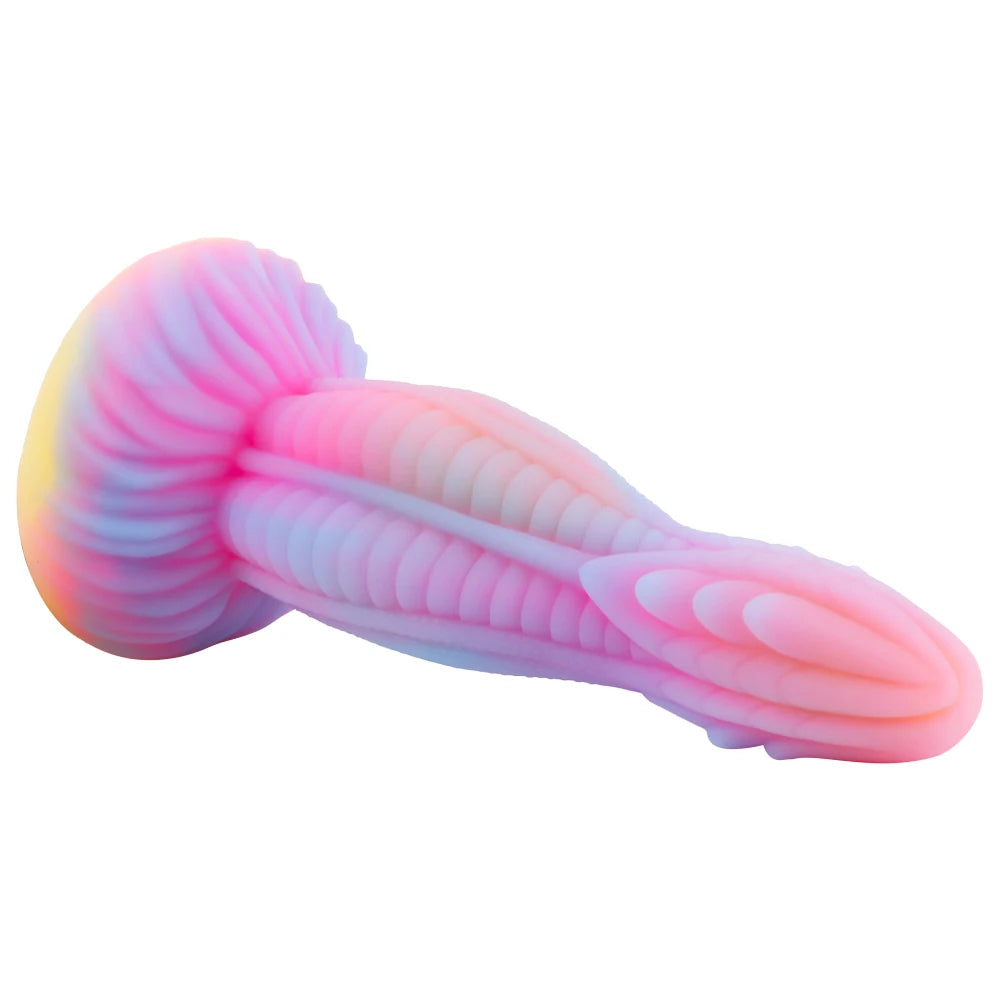 Monster-Tier-Dildo-Buttplug – leuchtende Schlangen-Dildos, großes Saugnapf-Analspielzeug
