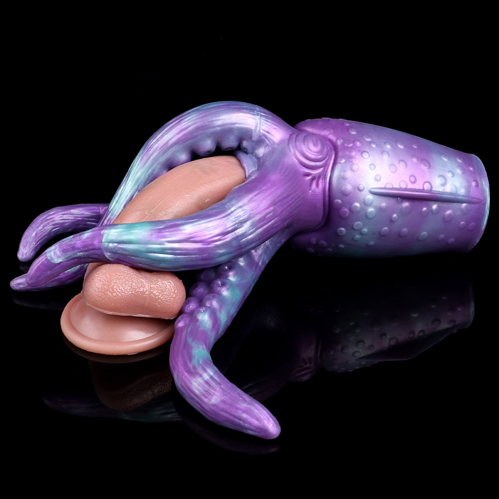 Octopus Pocket Pussy Masturbation Cup pour hommes - Fantasy Tentacle Dildo Silicone Blowjob Sex Toys