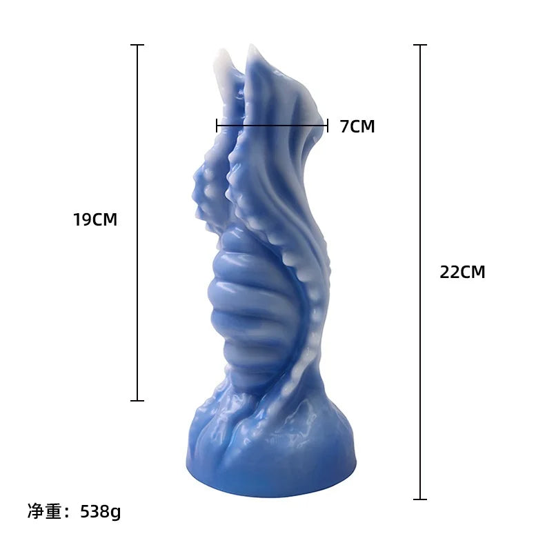 Alien Monster Gode Butt Plug - Gode Anal En Silicone Lumineux Mâle Femelle Sex Toys