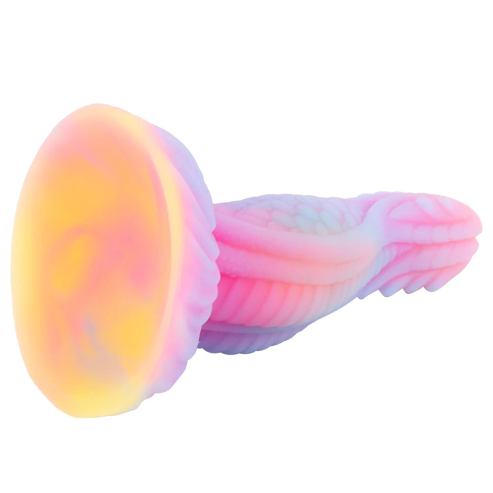 Monster-Tier-Dildo-Buttplug – leuchtende Schlangen-Dildos, großes Saugnapf-Analspielzeug