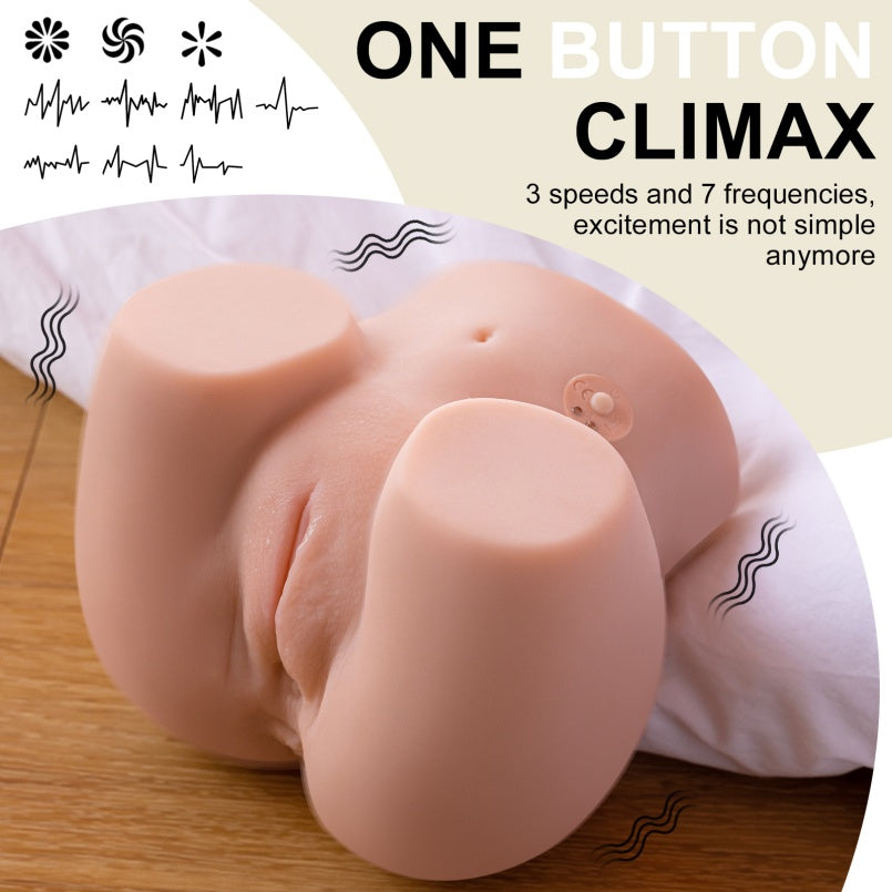Male Penis Massager Pocket Pussy Sex Doll – Celebrity Connie Vibrating Ass Masturbation Toys