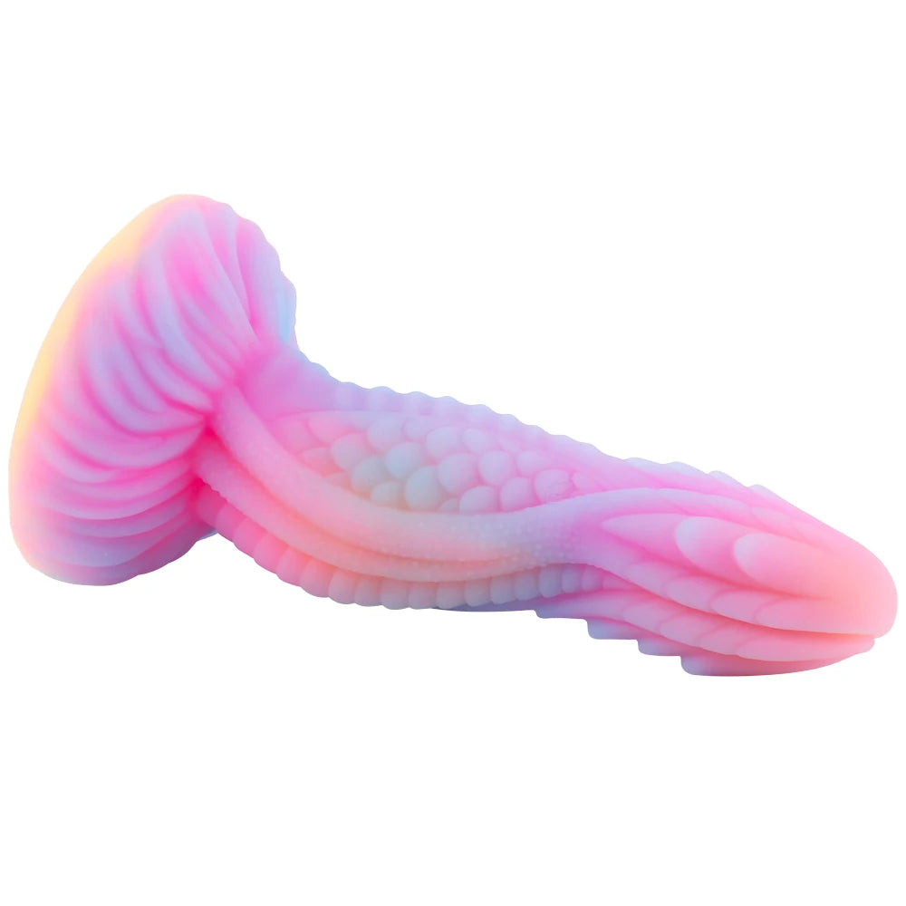 Monster-Tier-Dildo-Buttplug – leuchtende Schlangen-Dildos, großes Saugnapf-Analspielzeug