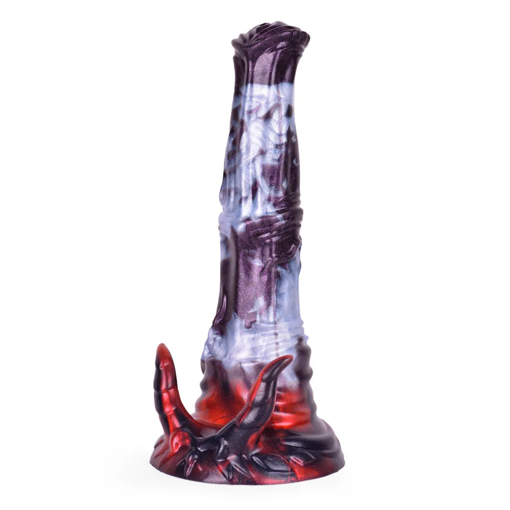 Saugnapf-Monsterdildo-Buttplug – Exotischer Dragondildo-Masturbationsstimulator für Frauen