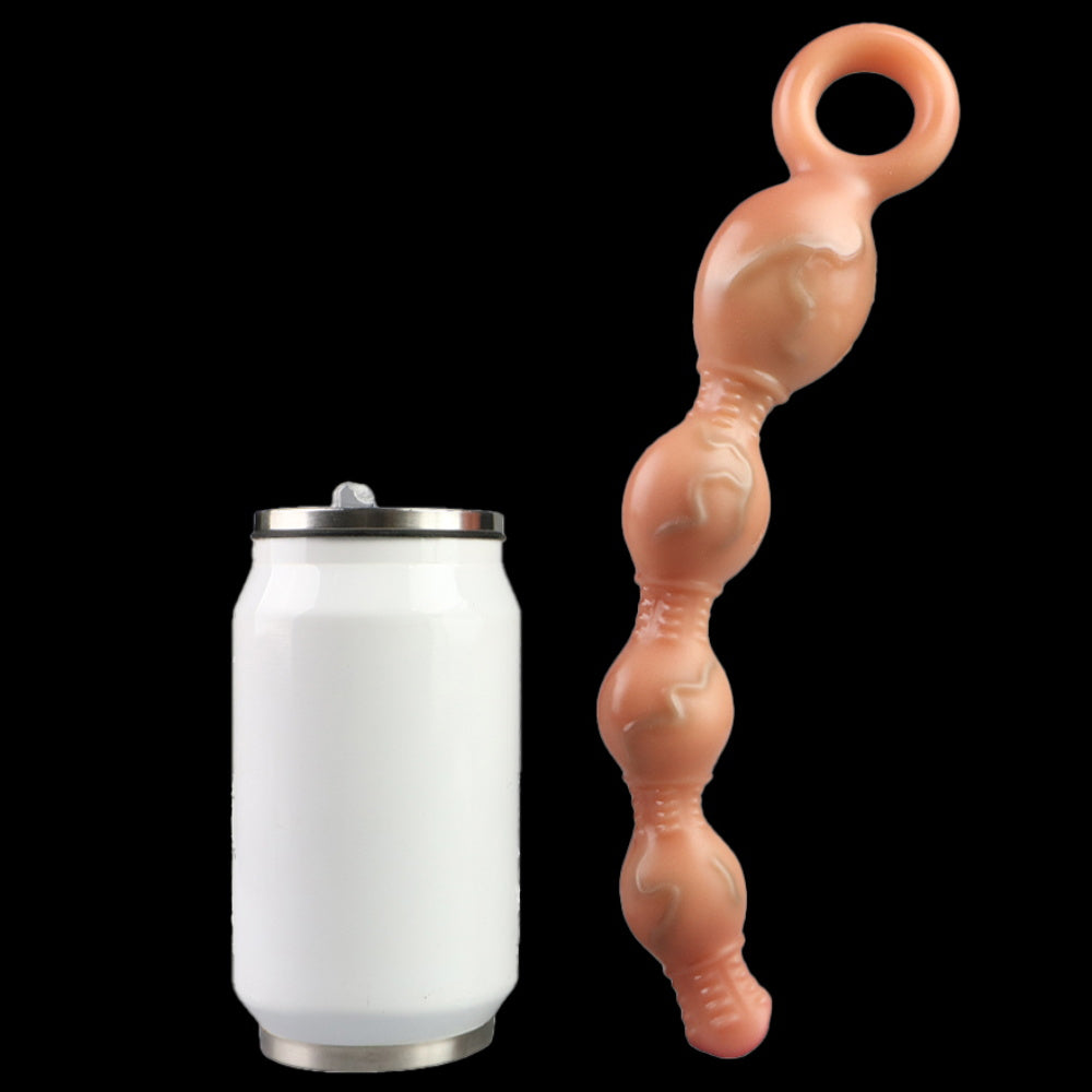 Vibrating Dog Dildo Anal Beads - 4 Anal Balls Prostate Massager Vaginal Masturbator
