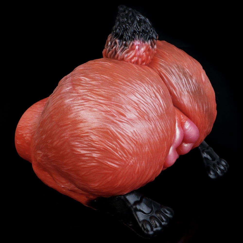 Fox Pussy Torso Buttocks Sex Toy - Realistic Furry Animal Vagina Men Masturbation Pocket Cup