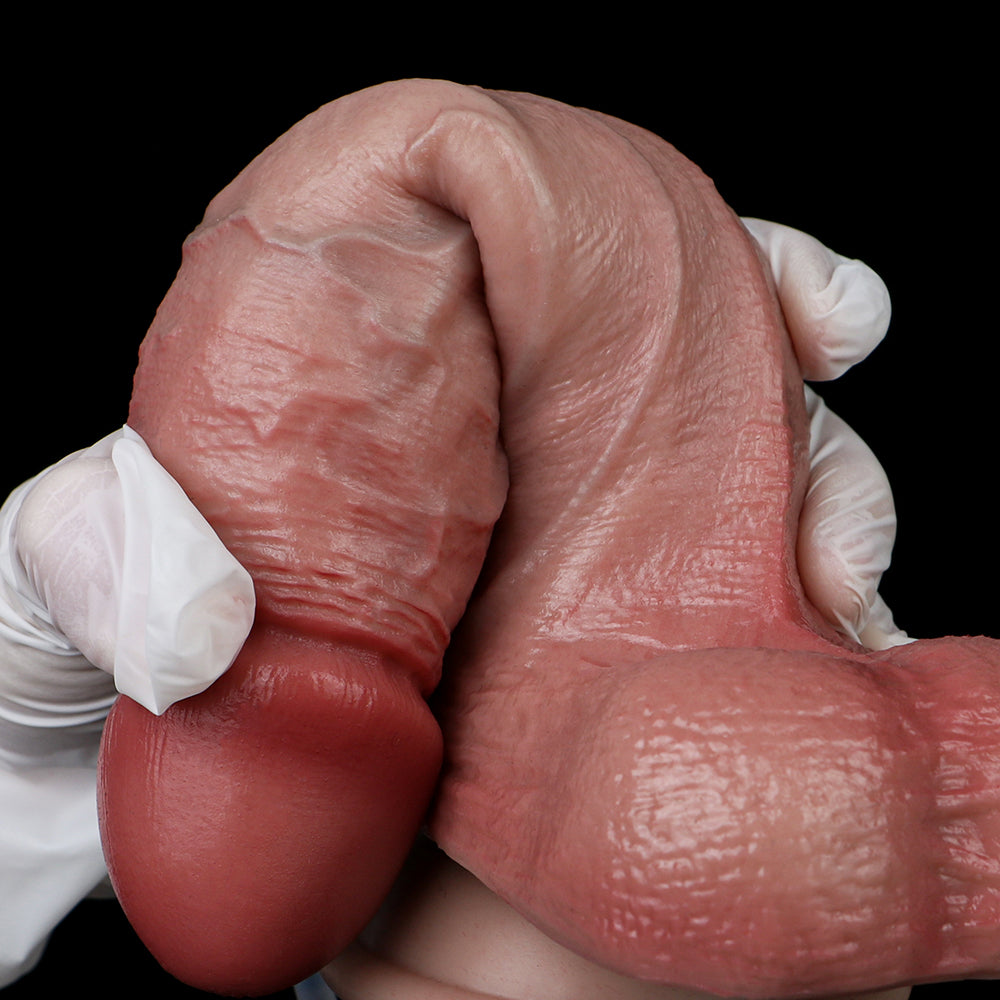 Realistischer Dildo, Analplug, aufblasbarer ejakulierender Silikondildo, Prostatamassagegerät