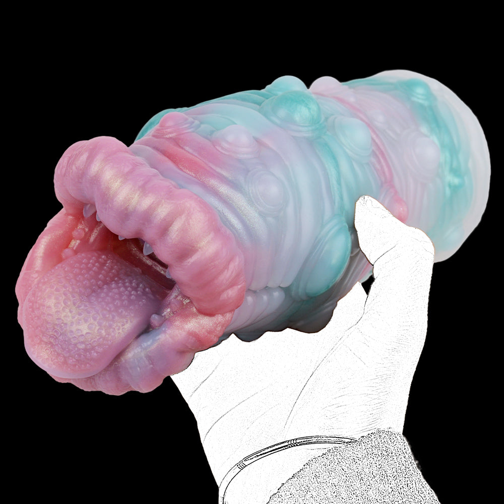 Monster Oral Sex Pocket Pussy - Fantasy Big Mouth Penis Massager Männlicher Masturbator