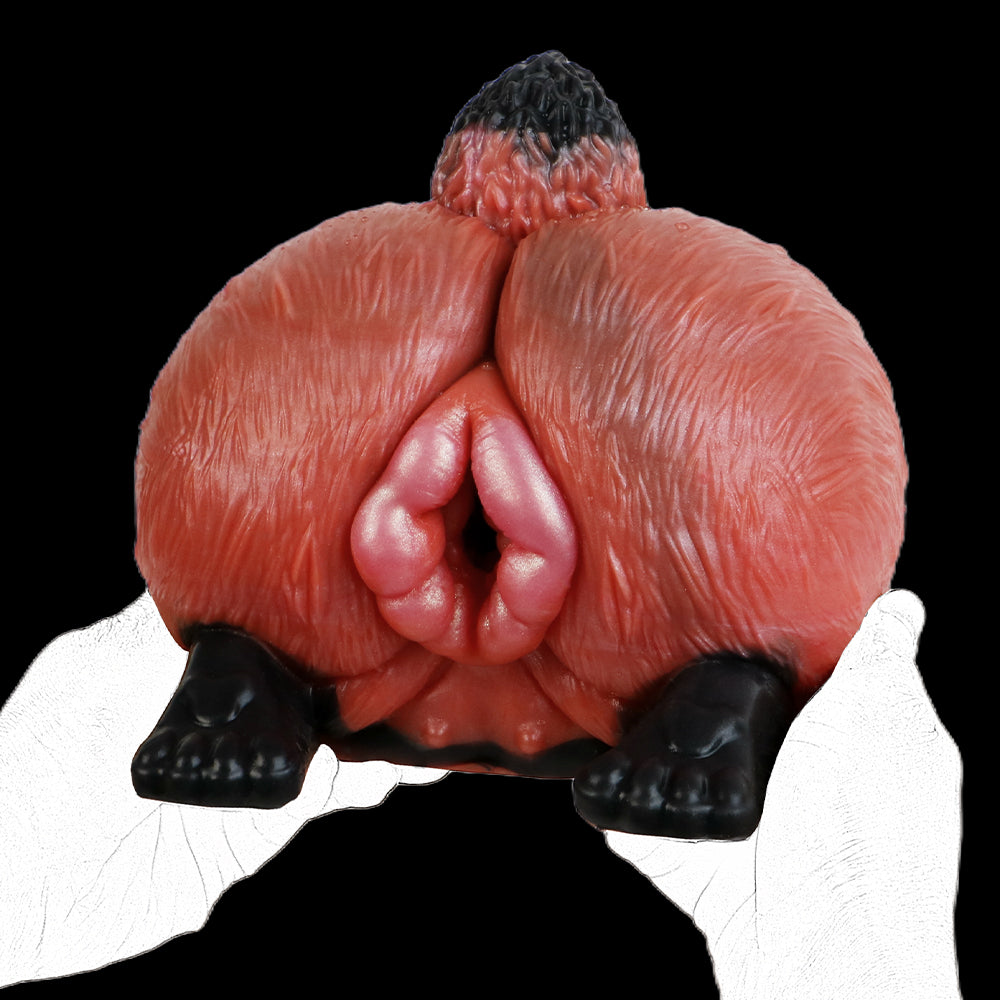 Fox Pussy Torso Buttocks Sex Toy - Realistic Furry Animal Vagina Men Masturbation Pocket Cup