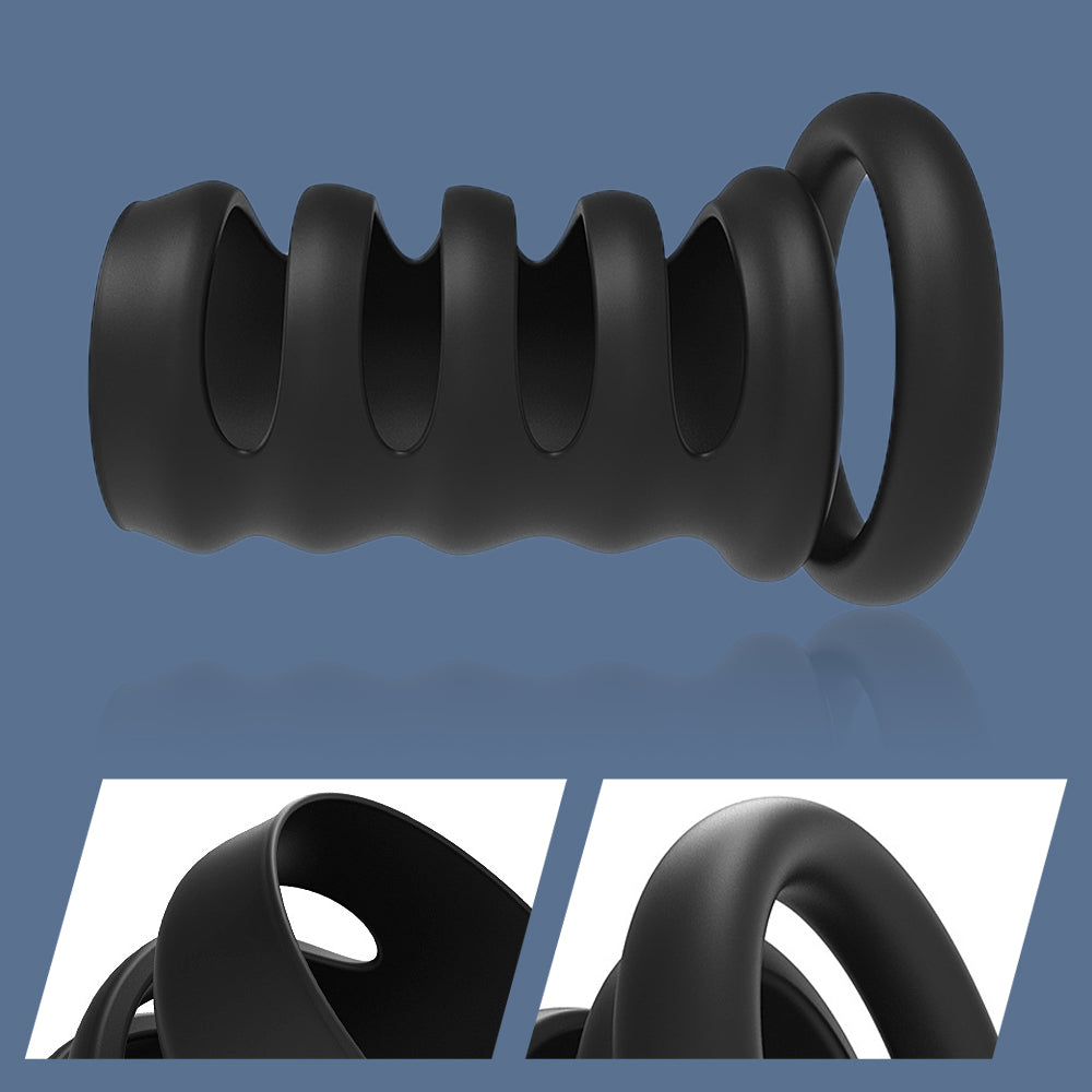 Penisring aus Silikon für Männer, Sexspielzeug für Männer – Sechs Penisringe, Trainer zur Verzögerung der Ejakulation