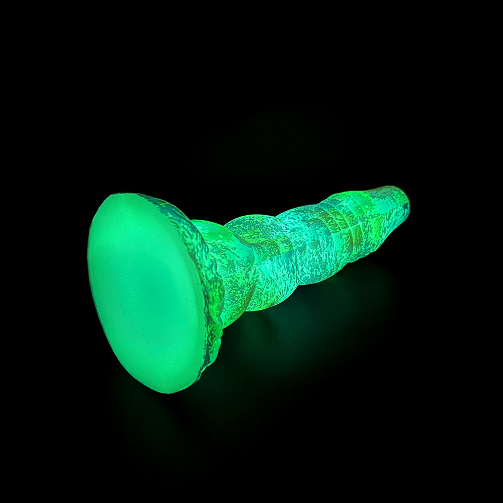 Großer, dicker Analdildo mit Butt Plug – leuchtender, realistischer Dildo, Sexspielzeug für Frauen