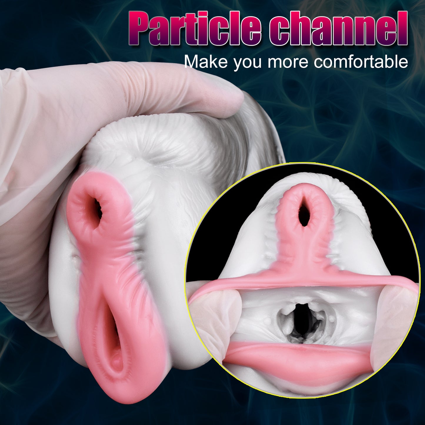 Fantasy Horse Pocket Pussy Sexspielzeug für Männer – Rosa Vagina mit zwei Löchern, Penis-Masturbator