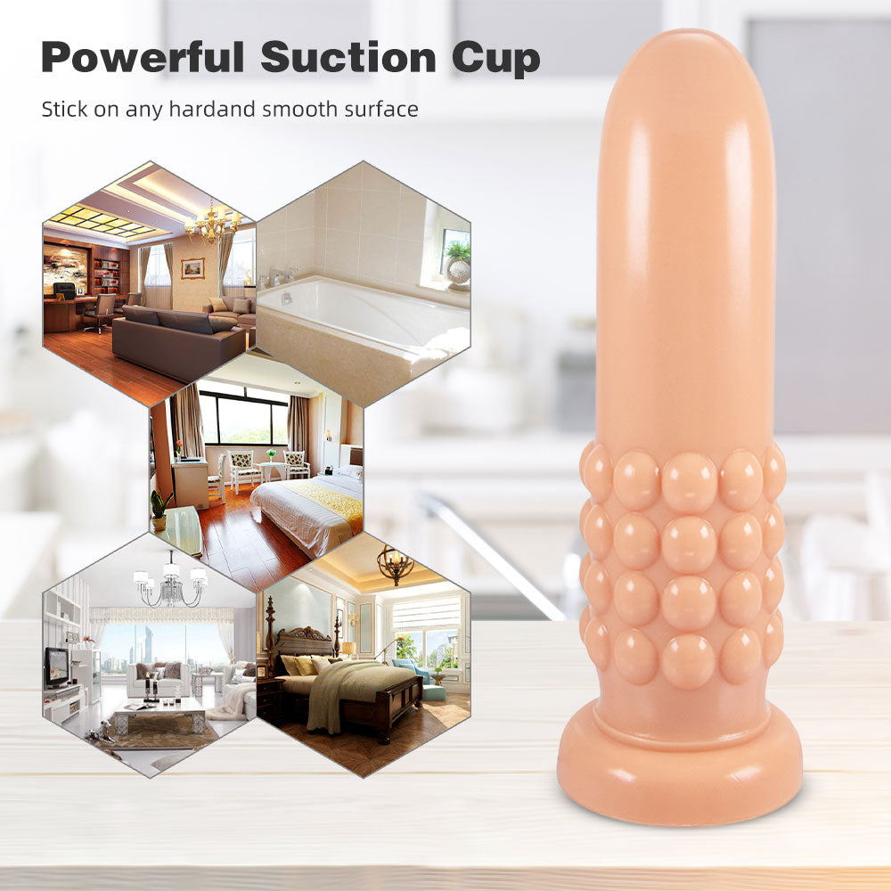 Riesiger Analdildo-Buttplug – spiralförmig geknotete Dildo-Analperlen für Männer und Frauen