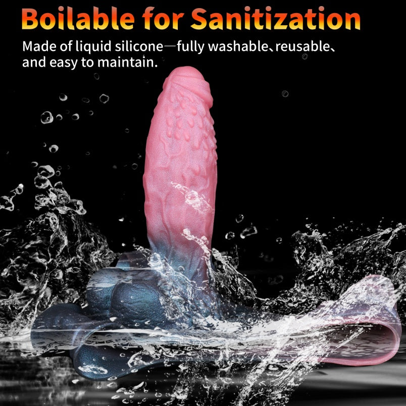 Male Wearable Fantasy Cock Sleeve - Erectile Dysfunction Enhancement and Girth Enlargement Device