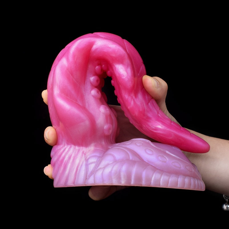 Fantasy Tentacle Silicone Dragon Dildo – Alien-Inspired G-Spot Intruder for Women