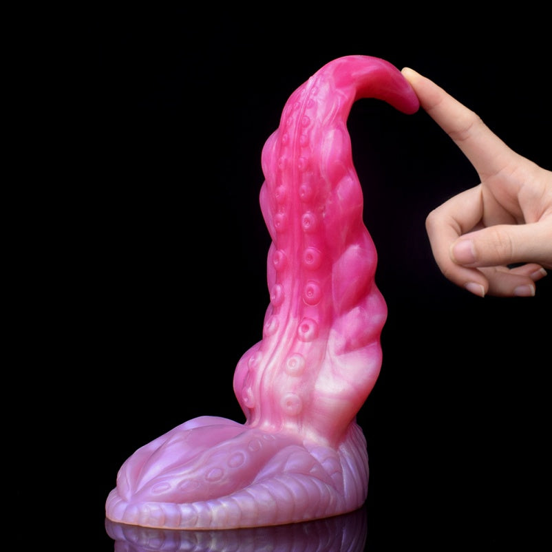 Fantasy Tentacle Silicone Dragon Dildo – Alien-Inspired G-Spot Intruder for Women