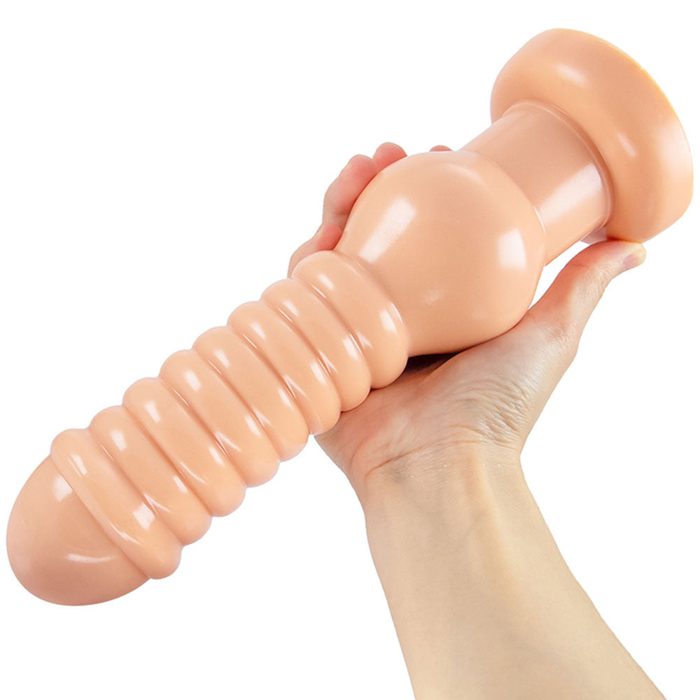 Godemiché anal surdimensionné en silicone souple avec ventouse pour homme et femme