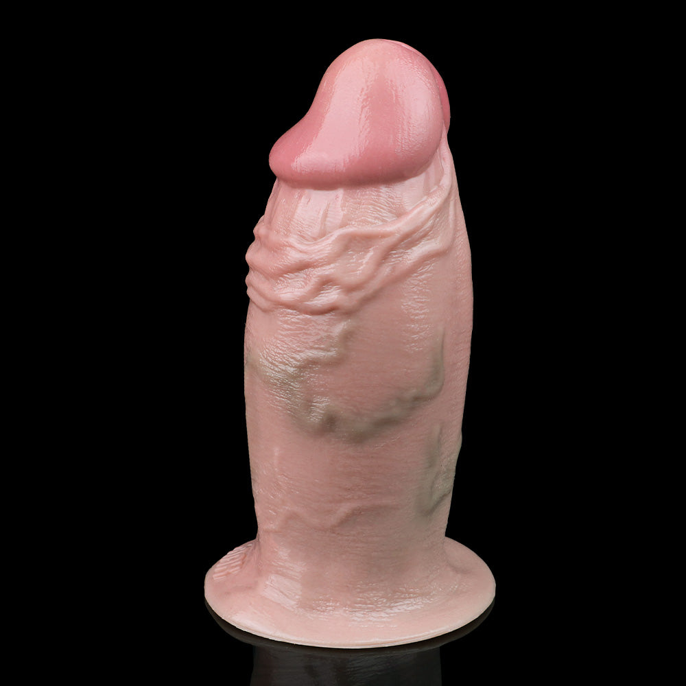 Gode anal énorme - Gode anal de 7 pouces de large - Gode ceinture en silicone sans bretelles pour femme