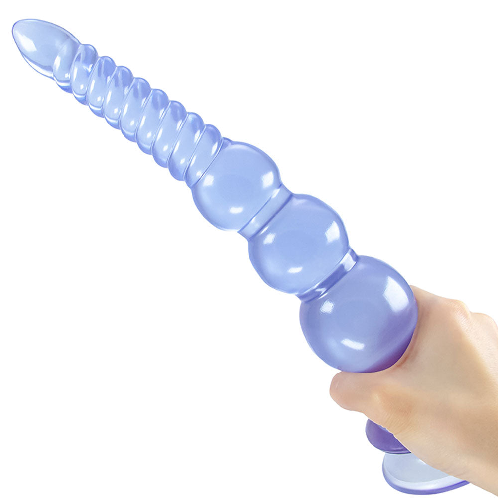 12 Zoll langer Dildo-Buttplug – weiche Silikondildos, die den Penis mit kraftvollem Sauger stoßen