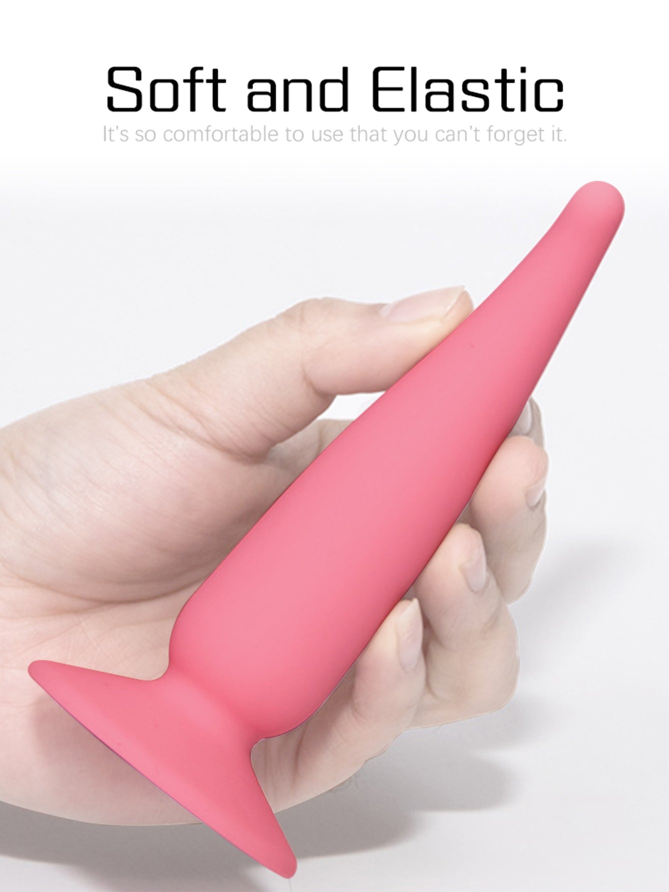 Plug Anal Gode Ventouse - Stimulateur Vaginal en Silicone Souple Jouets pour Adultes pour Unisexe