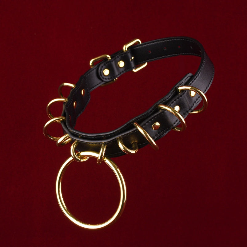 Fantasy Metalen Ring Halsband Bondage Kinky Set - Extreme Sex BDSM Speeltje for Training et Dominantie