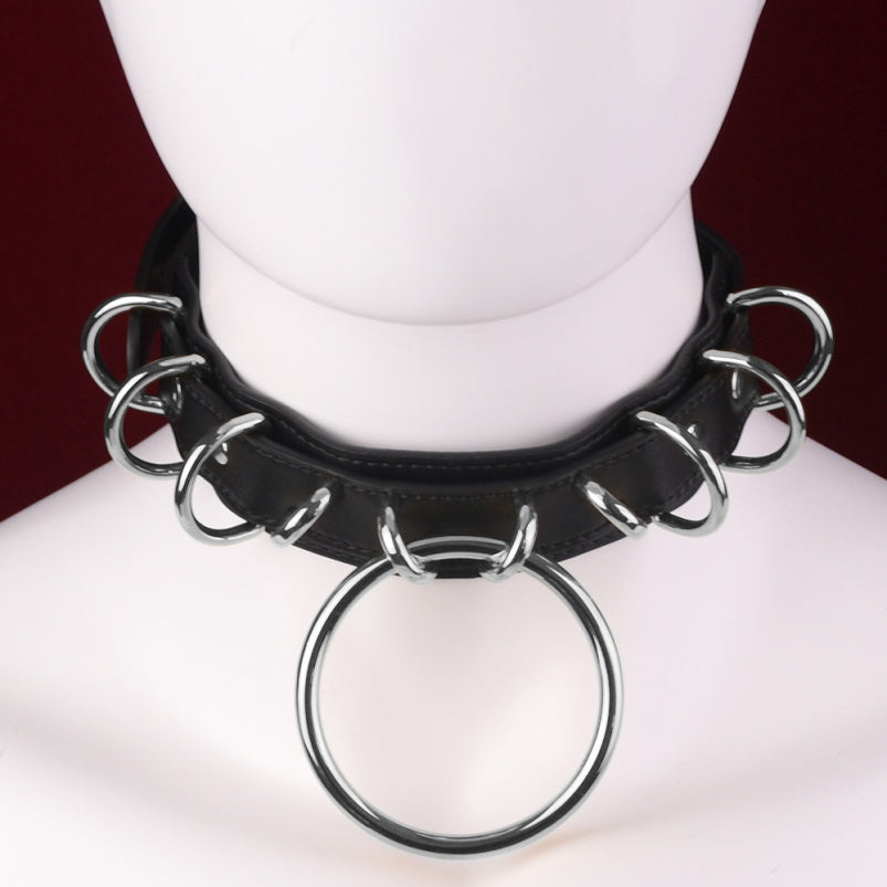 Fantasy Metalen Ring Halsband Bondage Kinky Set - Extreme Sex BDSM Speeltje for Training et Dominantie