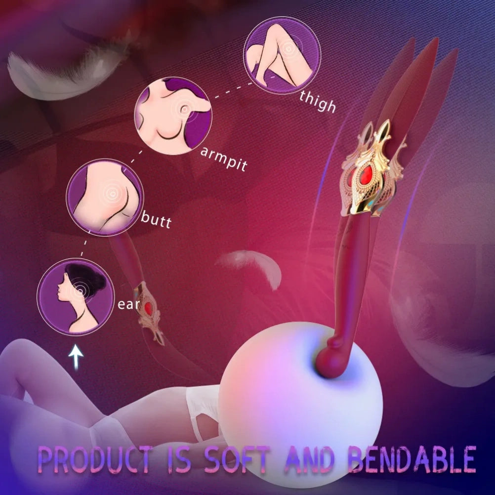 G-Punkt-Vibrationsstab im Fantasy-Griffstil – Massagespielzeug zur vaginalen Stimulation der Frau