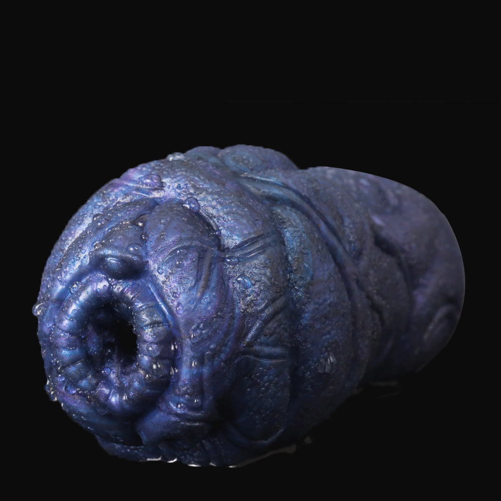 Fantasy Bull Pocket Pussy Masturbationstasse - Dunkelblaues Silikon-Masturbator-Sexspielzeug für Männer