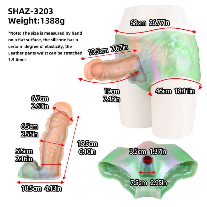 Wearable Monster Fantasy Penis Sleeve - ED Enhancement Delay Device