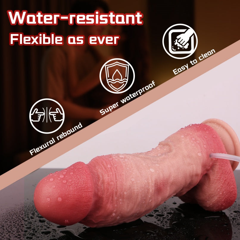 G-Spot Stimulating Women Strap-On Squirting Dildo – Hands-Free Suction Cup Masturbation Toy