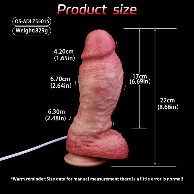 G-Spot Stimulating Women Strap-On Squirting Dildo – Hands-Free Suction Cup Masturbation Toy