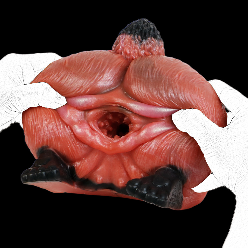 Fox Pussy Torso Buttocks Sex Toy - Realistic Furry Animal Vagina Men Masturbation Pocket Cup