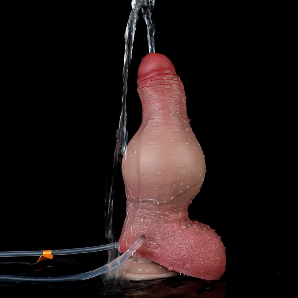 Gode réaliste épais gonflable pour éjaculer - Petit gland - Jouets sexuels anaux réalistes en silicone