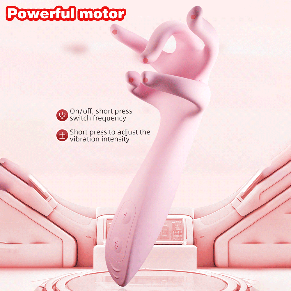 Finger Vibrator Sex Toys for Women - Realistic Five-finger Breast Vaginal Prostate Massager