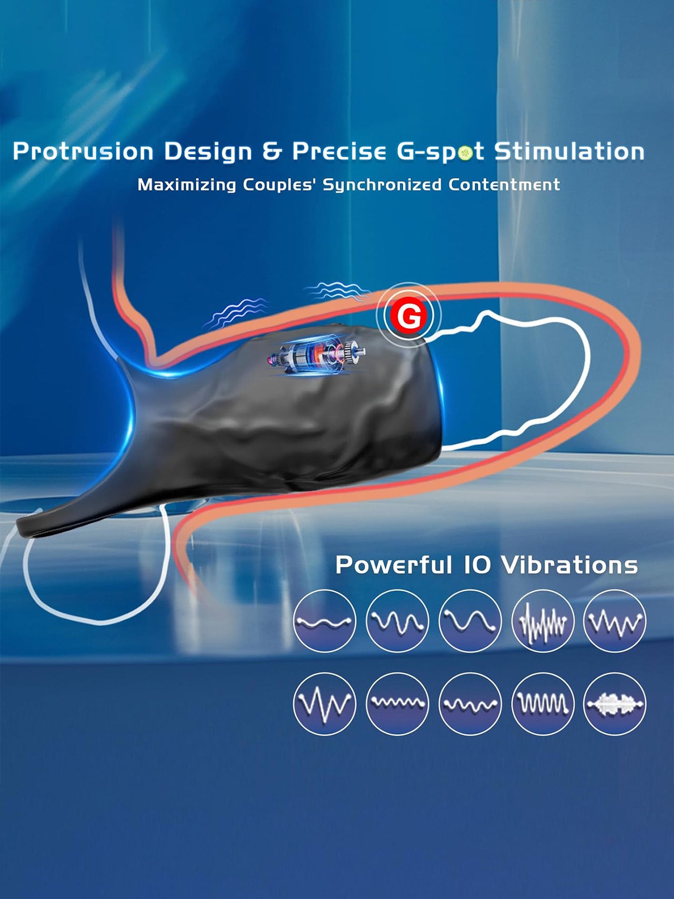 Vibrating Cock Ring Penis Sleeve - Realistic Penis Enlarger Delay Ejaculating Couple Sex Toys