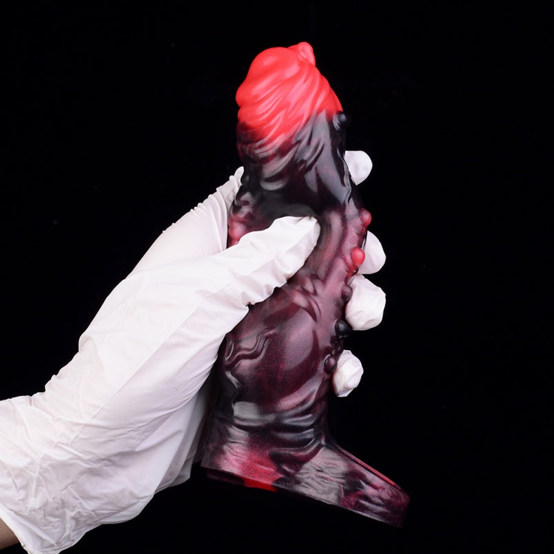 Vibrating Penis Sleeve 6-inch Cock Extender – Remote Control Fantasy Male Enhancer