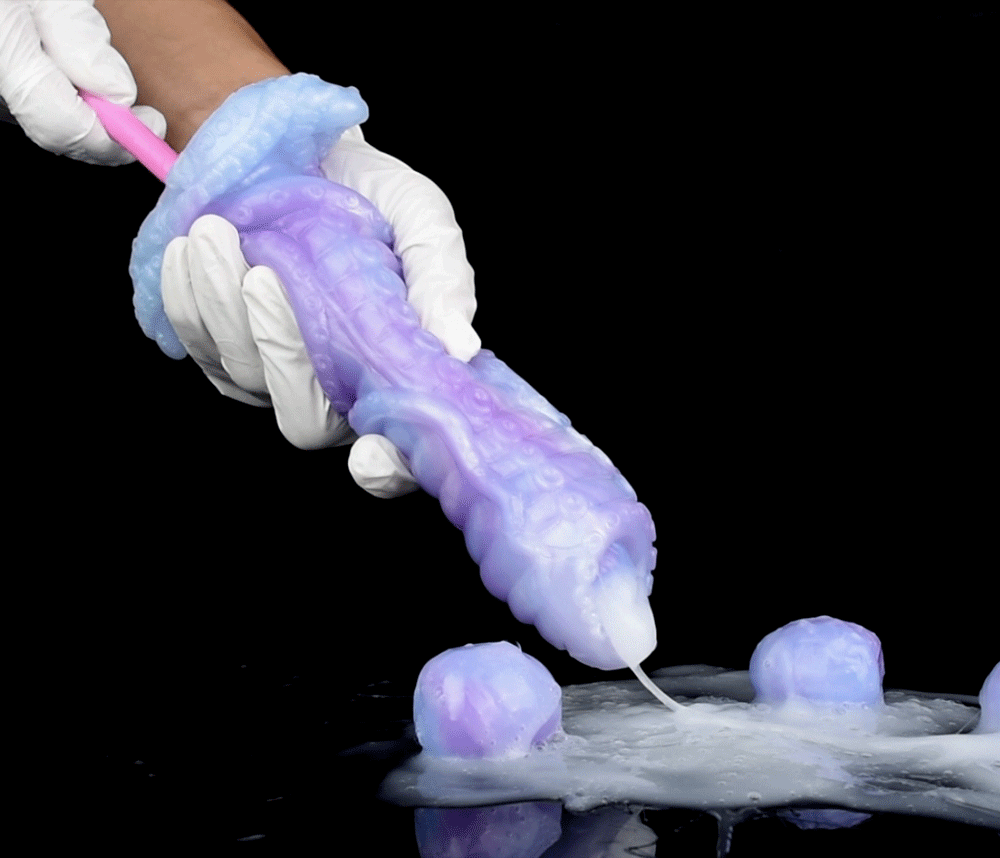 Ovipositeur fantastique pour femme - Gode géant pondant des œufs pour la masturbation féminine