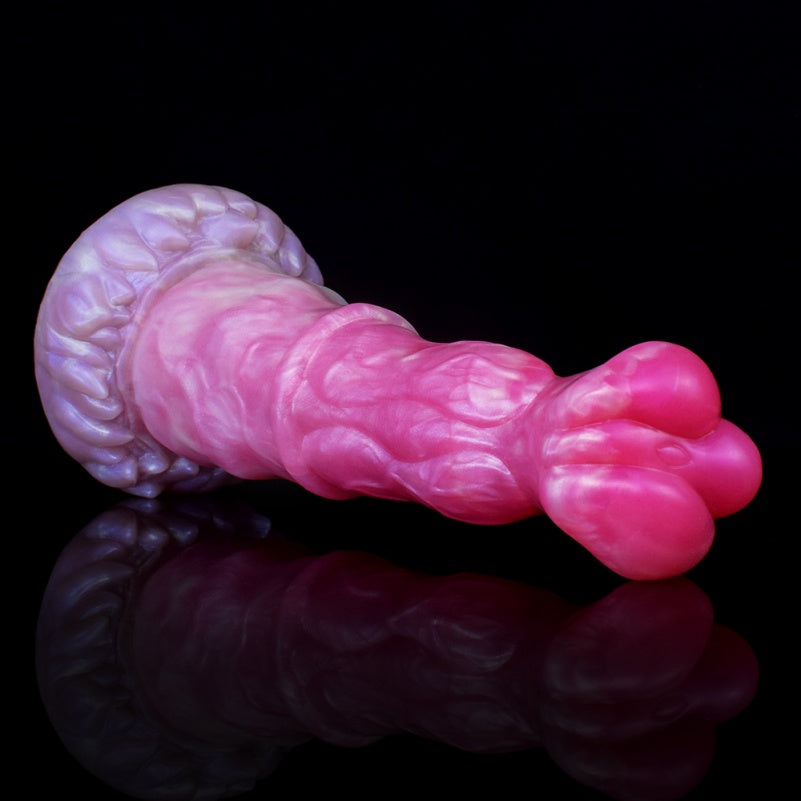 Fantasy Silicone Drakes Dick with Suction Base – Exotic Flesh Texture Vaginal Masturbation Tool for Women