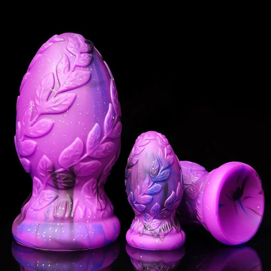 Fantasy Butt Plug Fist Dildo – Anal Expansion in Purple Silicone Sex Toys for Man & Women