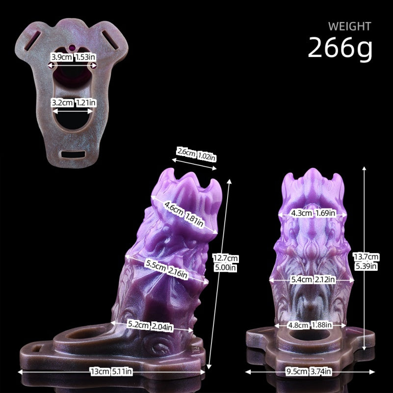 Manchon pénien Blossom Crown Fantasy – Manchon pénien interne en silicone, jouet sexuel pour homme