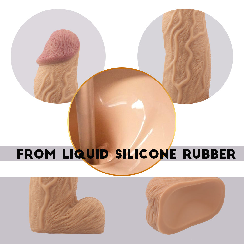 Huge Dildos Anal Plug - 9 inch Big Silicone Dildos for Women