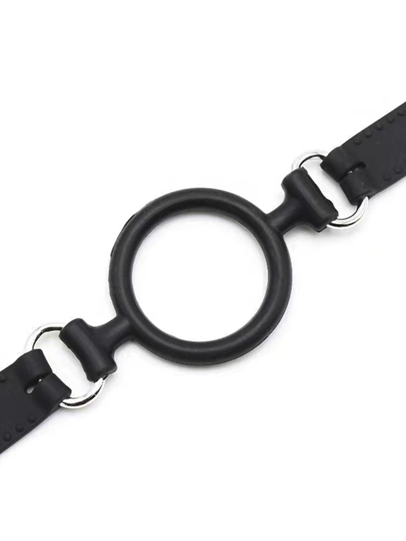 Silicone Ring Gag Oral Restraint Sex Toys - Bondage Silicone Ballgag Harness Adjustable Size