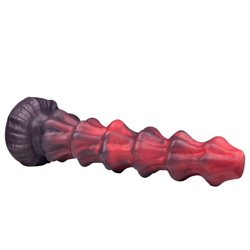 Butt Plug Fantasy Drakes Dick with Anal Beads and Suction Cup – Silicone Pleasure Female Sex Toys