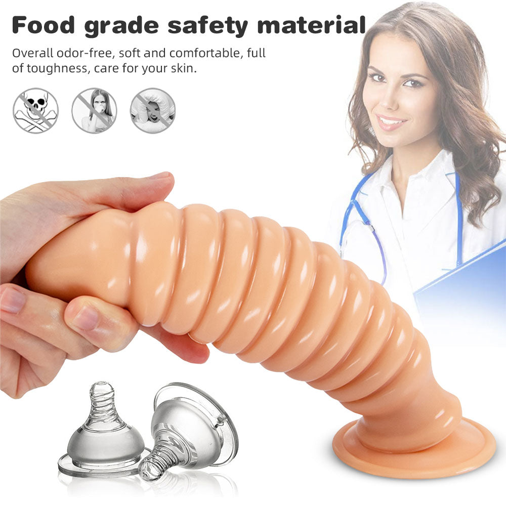Big Dildo Anal Plug - Soft Penis Anal Dilator Sex Toys for Women Men