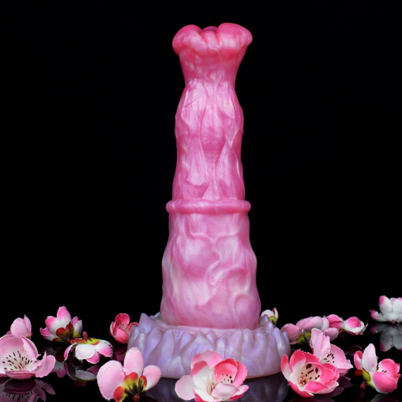 Fantasy Silicone Drakes Dick with Suction Base – Exotic Flesh Texture Vaginal Masturbation Tool for Women