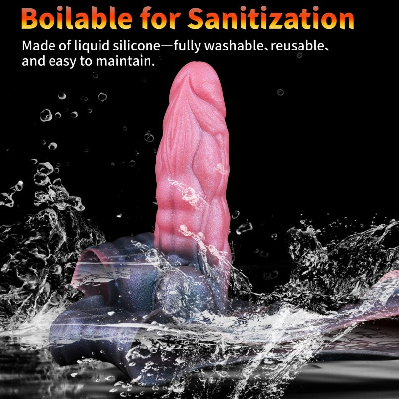 Monster Silicone Fantasy Penis Sleeve - Wearable ED Enhancement Device