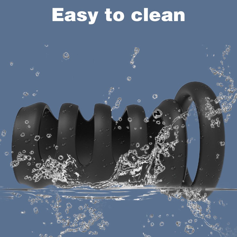 Penisring aus Silikon für Männer, Sexspielzeug für Männer – Sechs Penisringe, Trainer zur Verzögerung der Ejakulation