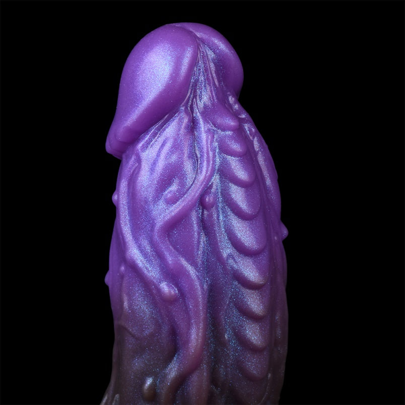 Lilafarbener Penis-Extender aus Silikon – Bionische Erfahrung für ultimative Ausdauer und Länge