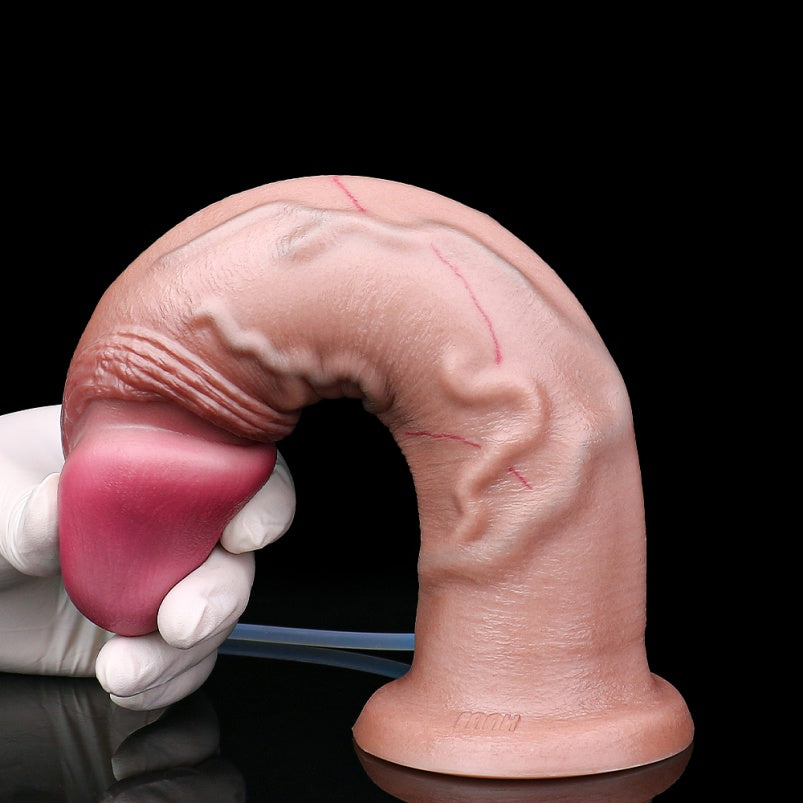 Fake Cum Realistic Silicone Dildo Butt Plug – Strap On G-Spot Stimulation Sex Toys for Women
