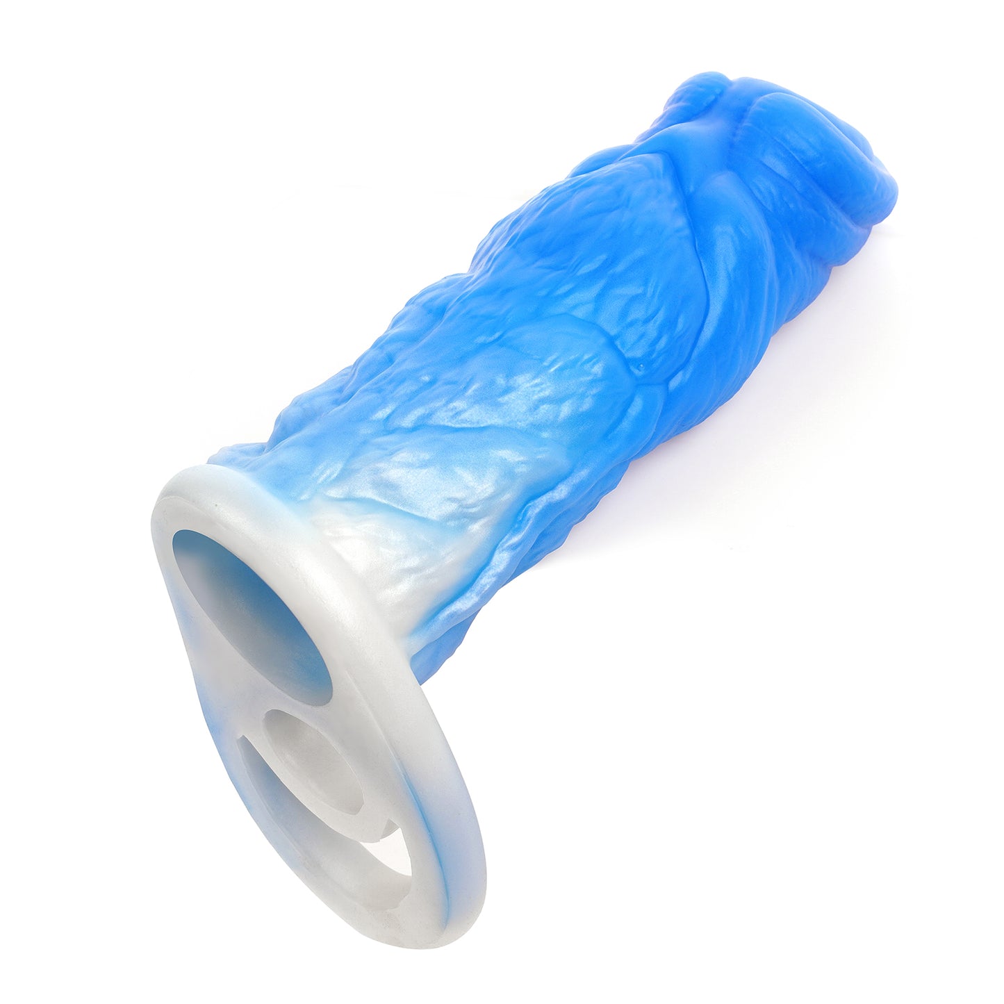 Agrandisseur lumineux de manchon de coq énorme - Monsterdildo Penis Ring Preimium Silicone Sex Toy pour hommes